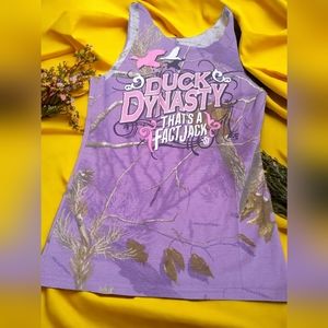 #2122 Duck Dynasty tank top girls 10-12